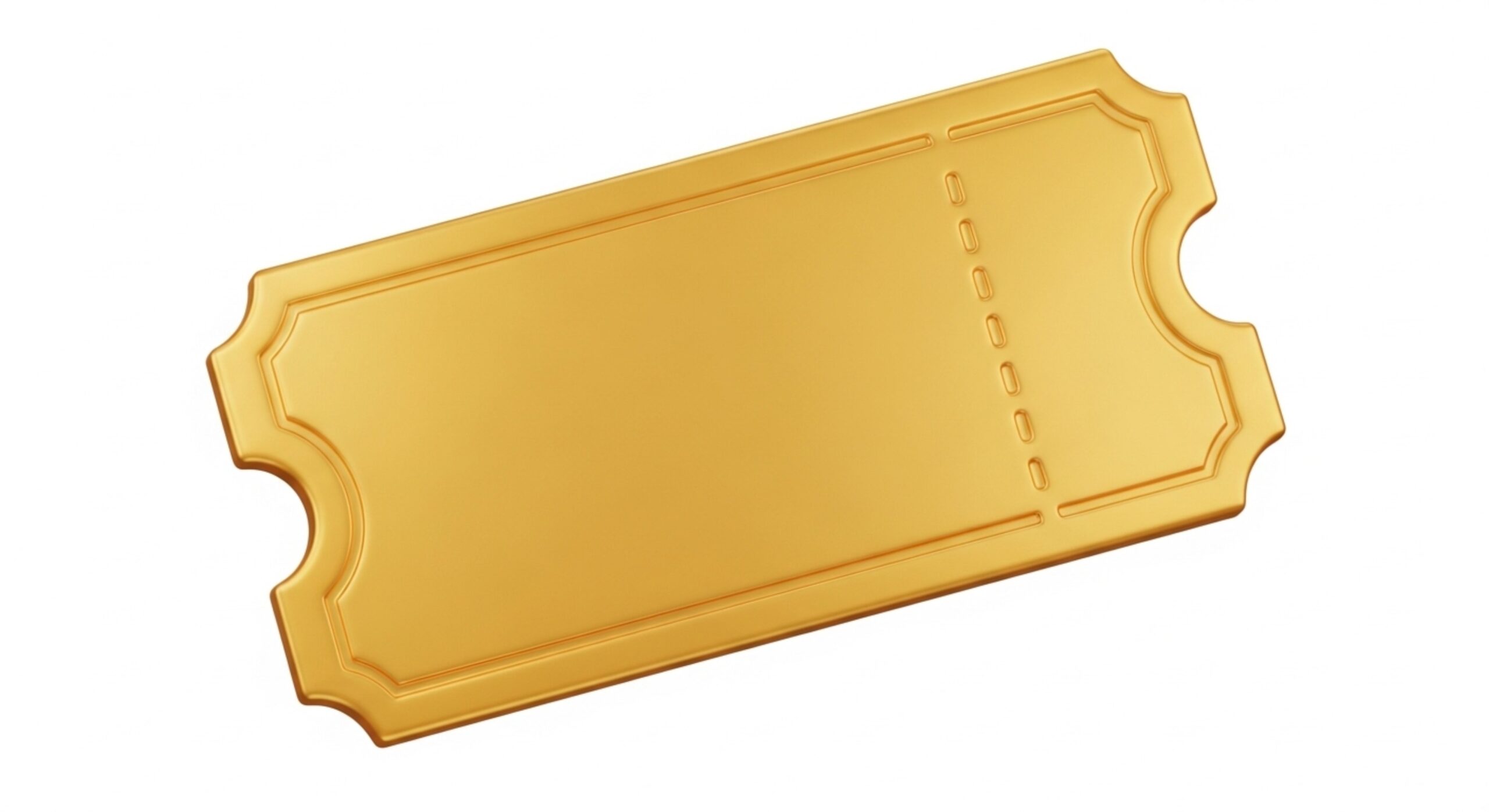 A gold Ticket