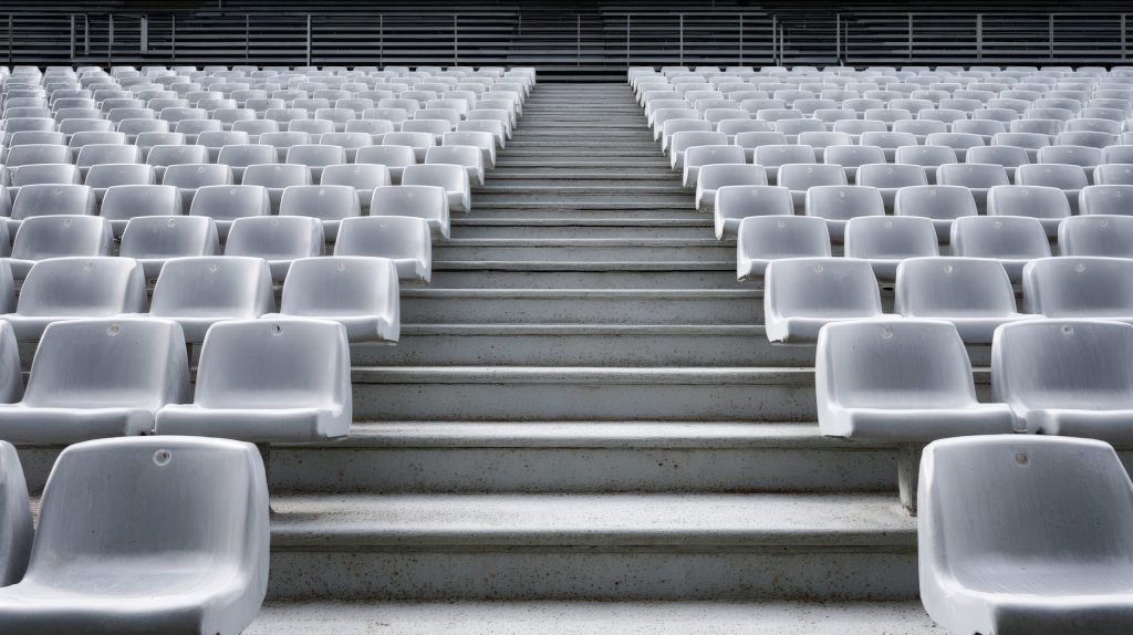 empty stadium seats